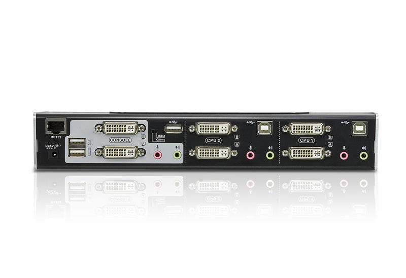 ATEN CS1642A-AT-U KVM switch Rack mounting Black, Silver