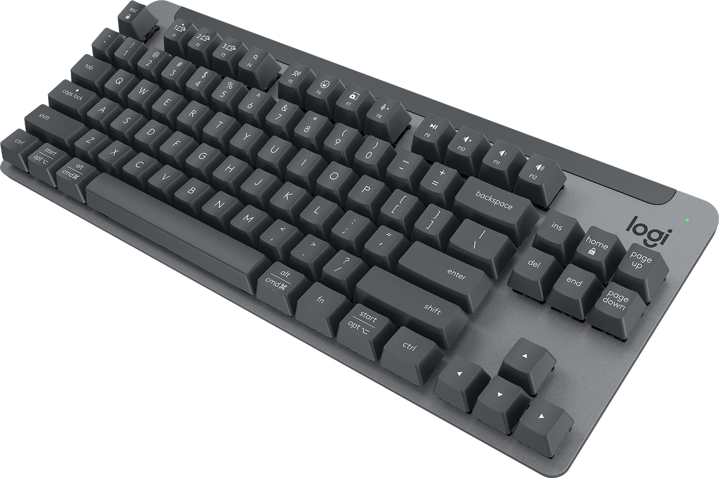 Logitech Signature K855 keyboard Office RF Wireless + Bluetooth QWERTY English Graphite