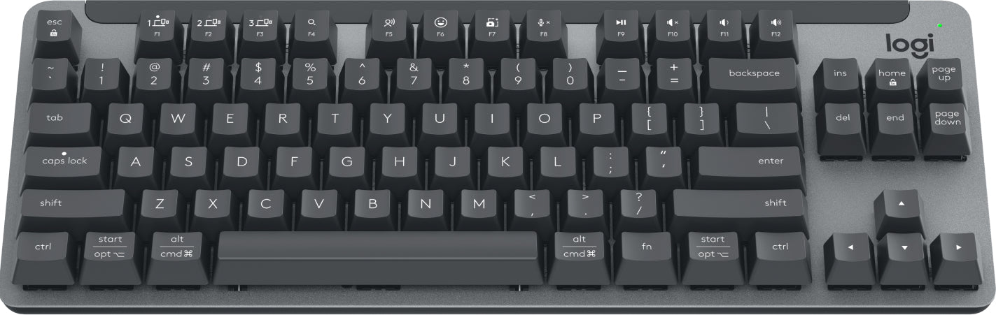 Logitech Signature K855 keyboard Office RF Wireless + Bluetooth QWERTY English Graphite