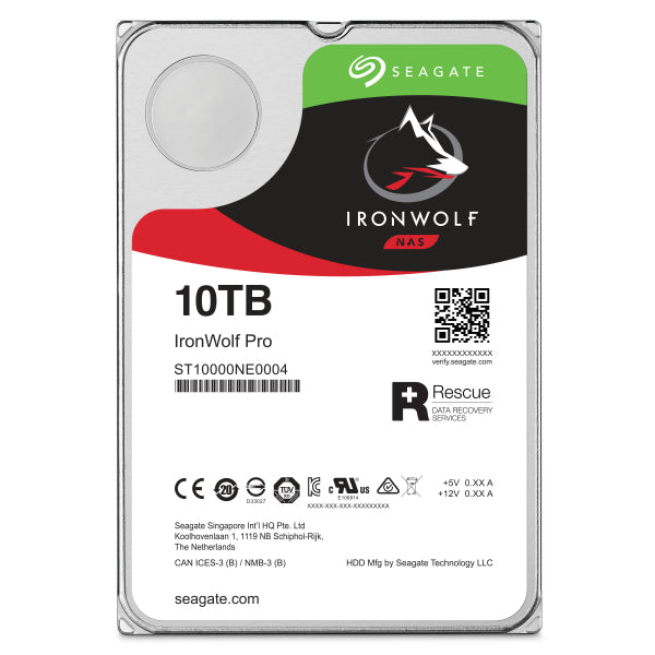 Seagate IronWolf Pro ST10000NT001 internal hard drive 10 TB 7200 RPM 256 MB 3.5