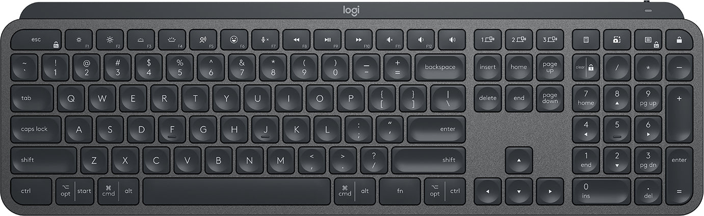 Logitech MX Keys Combo for Business keyboard Mouse included Office RF Wireless + Bluetooth QWERTY US English Graphite