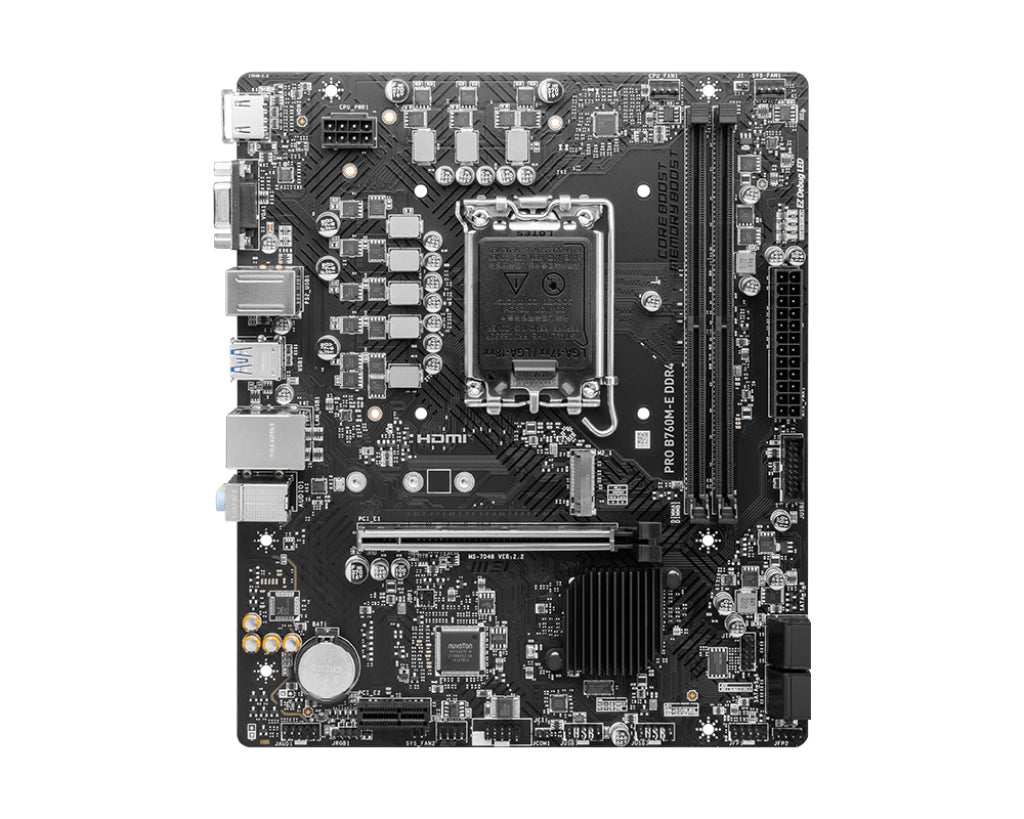 MSI PRO B760M-E DDR4 motherboard Intel B760 LGA 1700 micro ATX