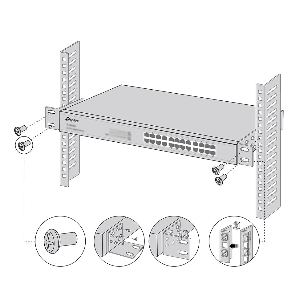 TP-Link Omada 13-inch Switches Rack Mount Kit