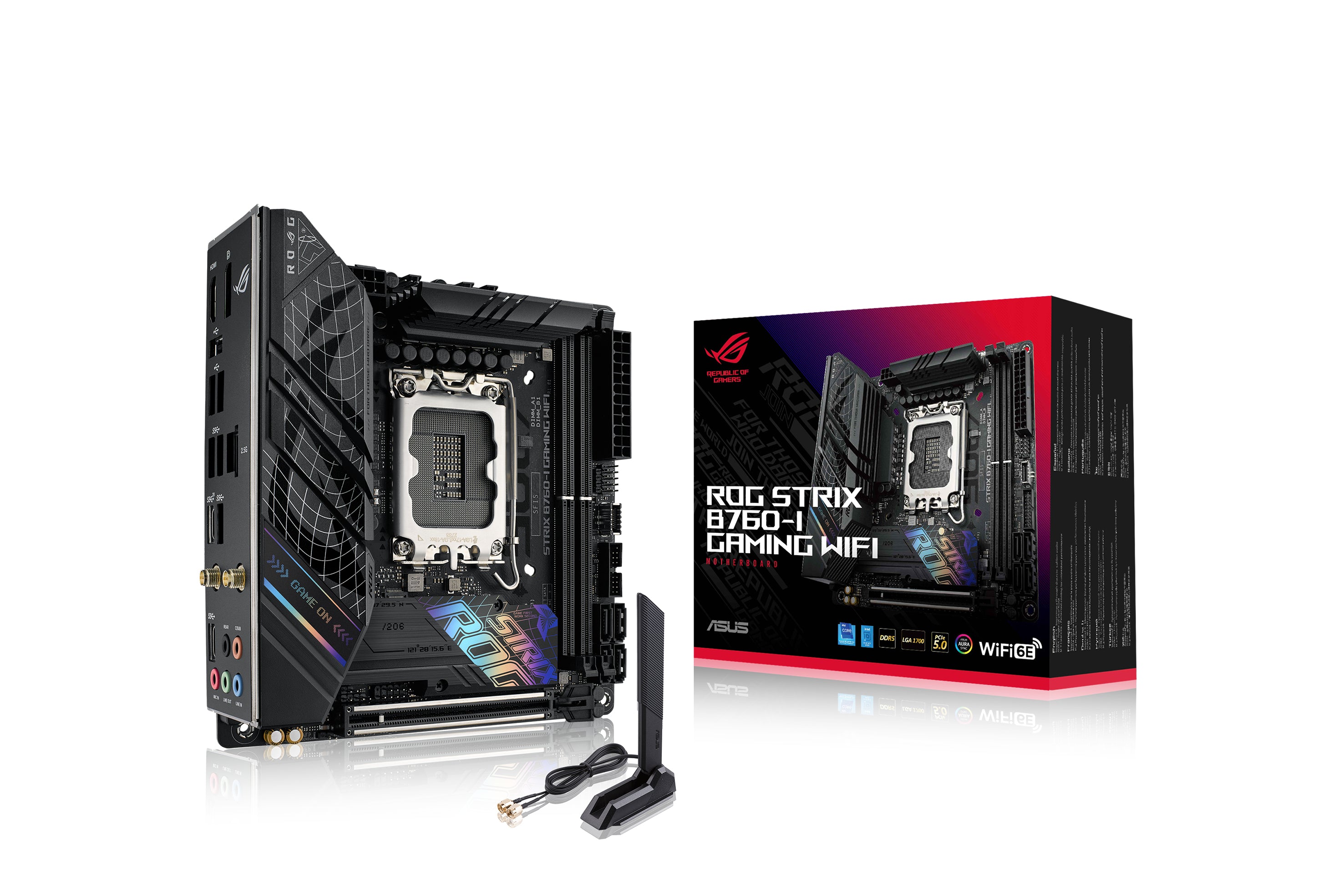 ASUS ROG STRIX B760-I GAMING WIFI Intel B760 LGA 1700 mini ITX