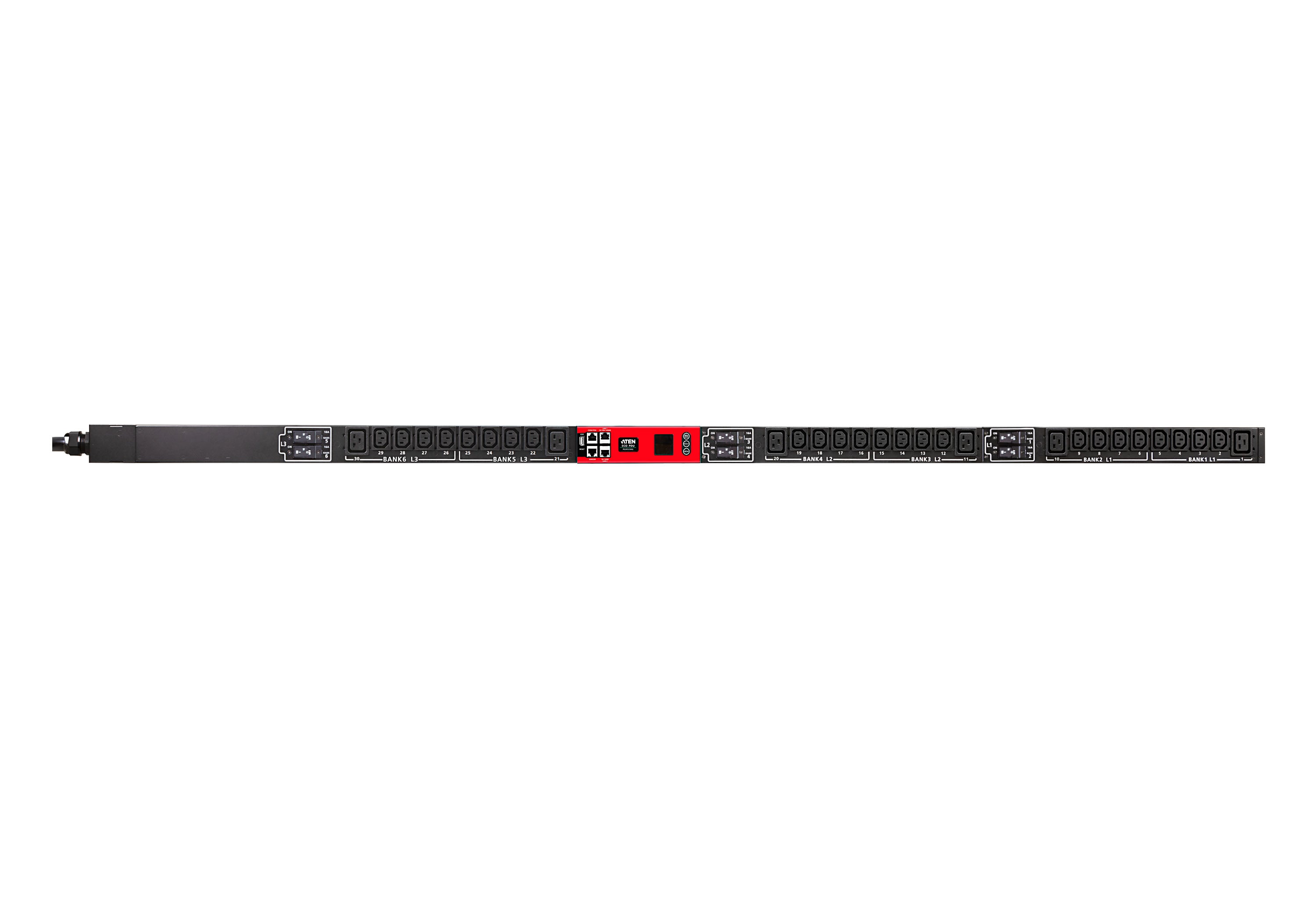 ATEN 30A/32A 30-Outlet 3-Phase Metered eco PDU