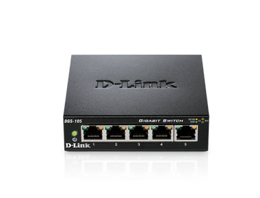 D-Link DGS-105 network switch Unmanaged Black