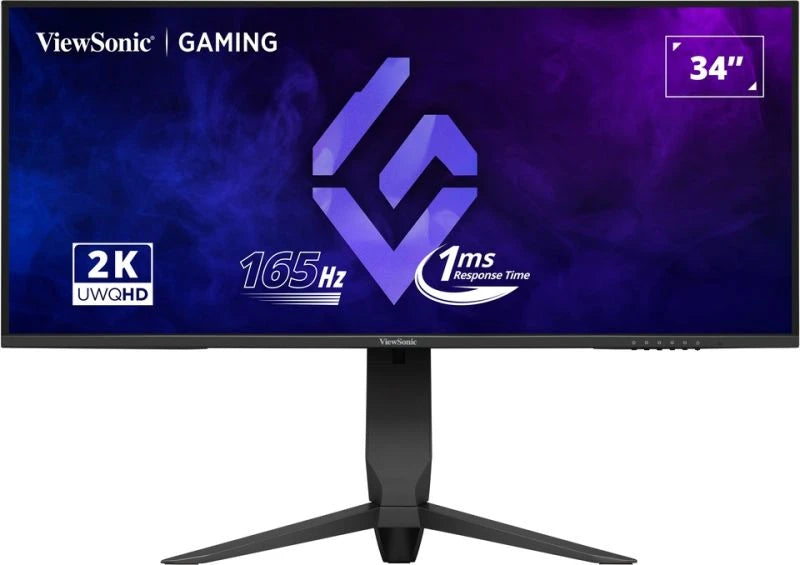 ViewSonic 34'  3440x1440, 165Hz, HDR10,  21:9, 1ms,  Office Gaming Ultra Wide Flat Monitor