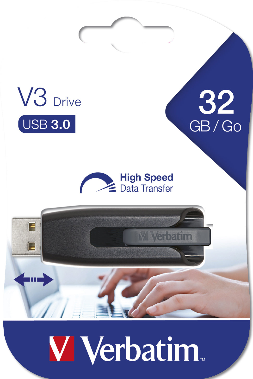 Verbatim V3 - USB 3.0 Drive 32 GB - Black