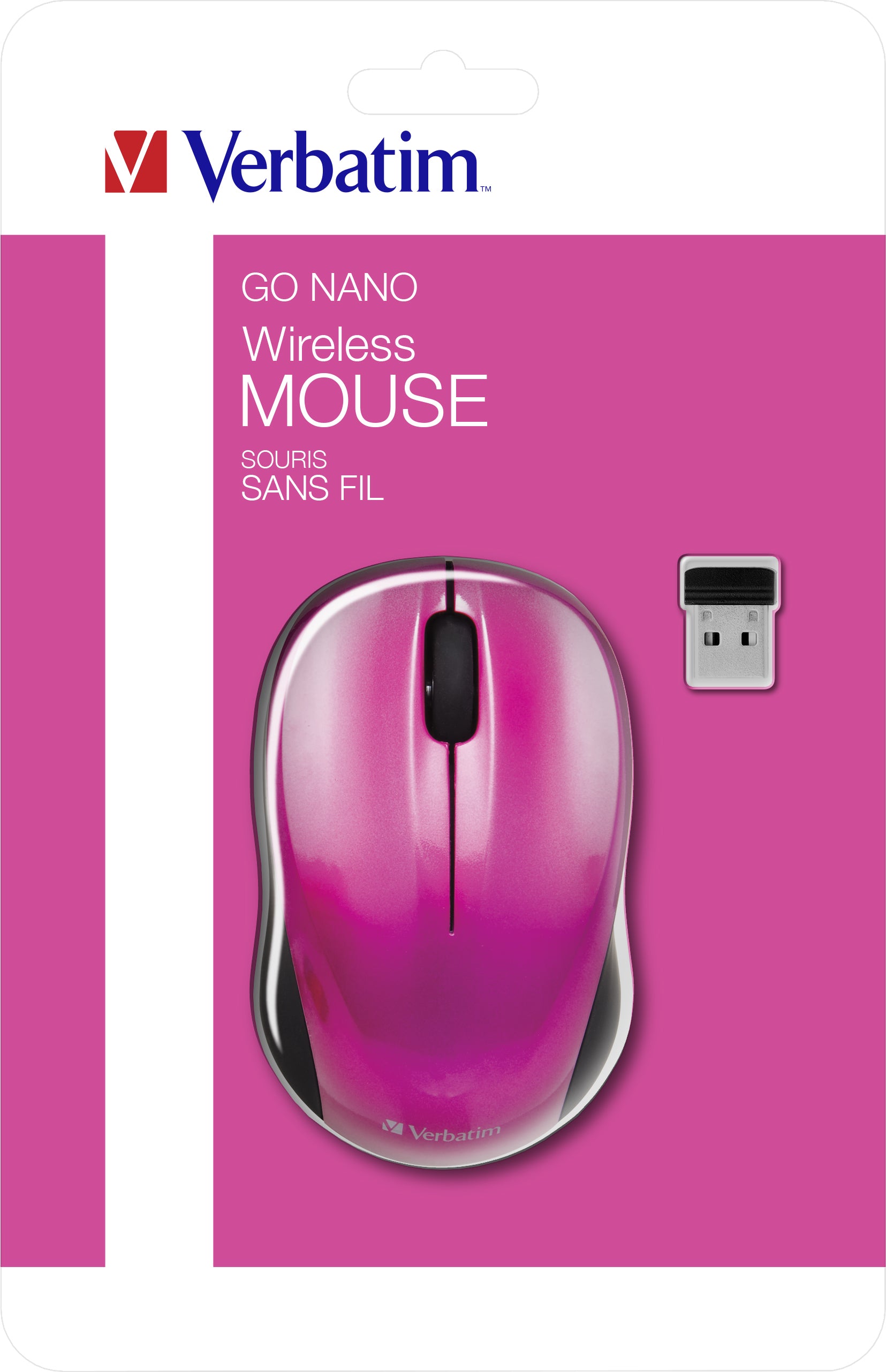 Verbatim Go Nano mouse Office RF Wireless 1600 DPI