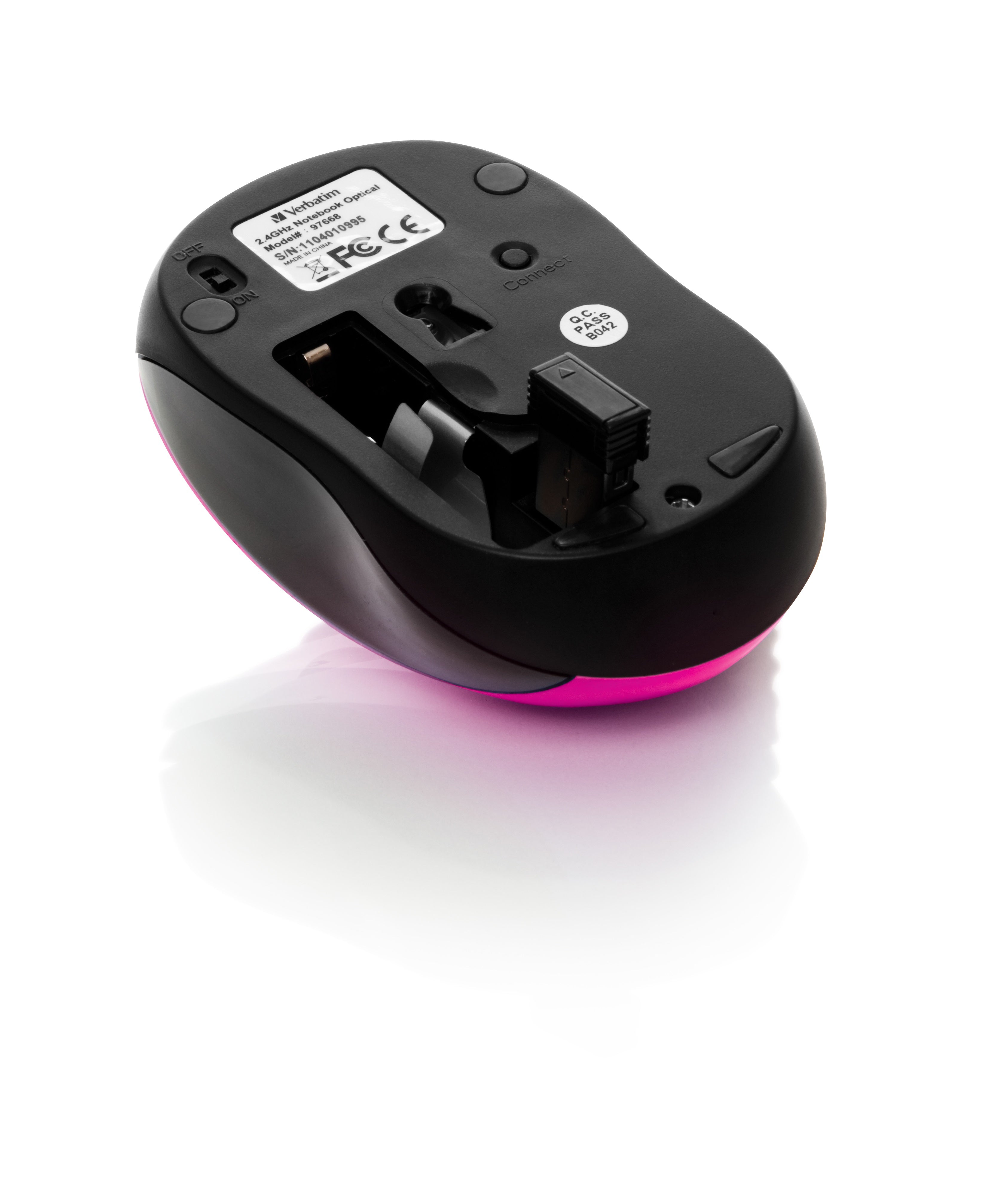 Verbatim Go Nano mouse Office RF Wireless 1600 DPI