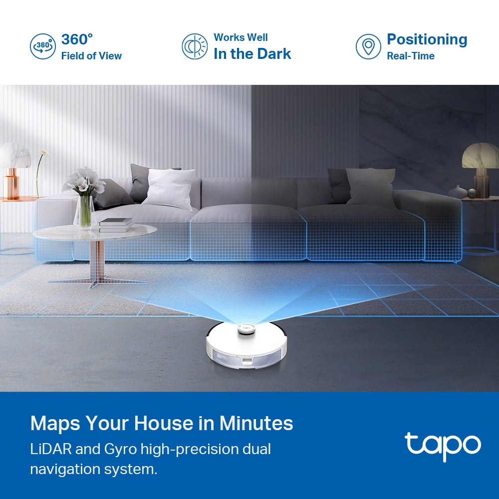 TP-Link Tapo LiDAR Navigation Robot Vacuum