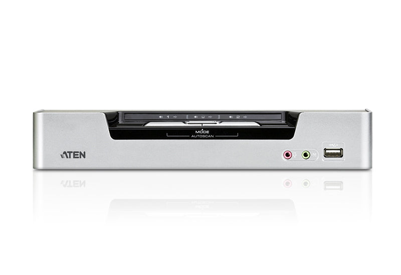 ATEN CS1642A-AT-U KVM switch Rack mounting Black, Silver