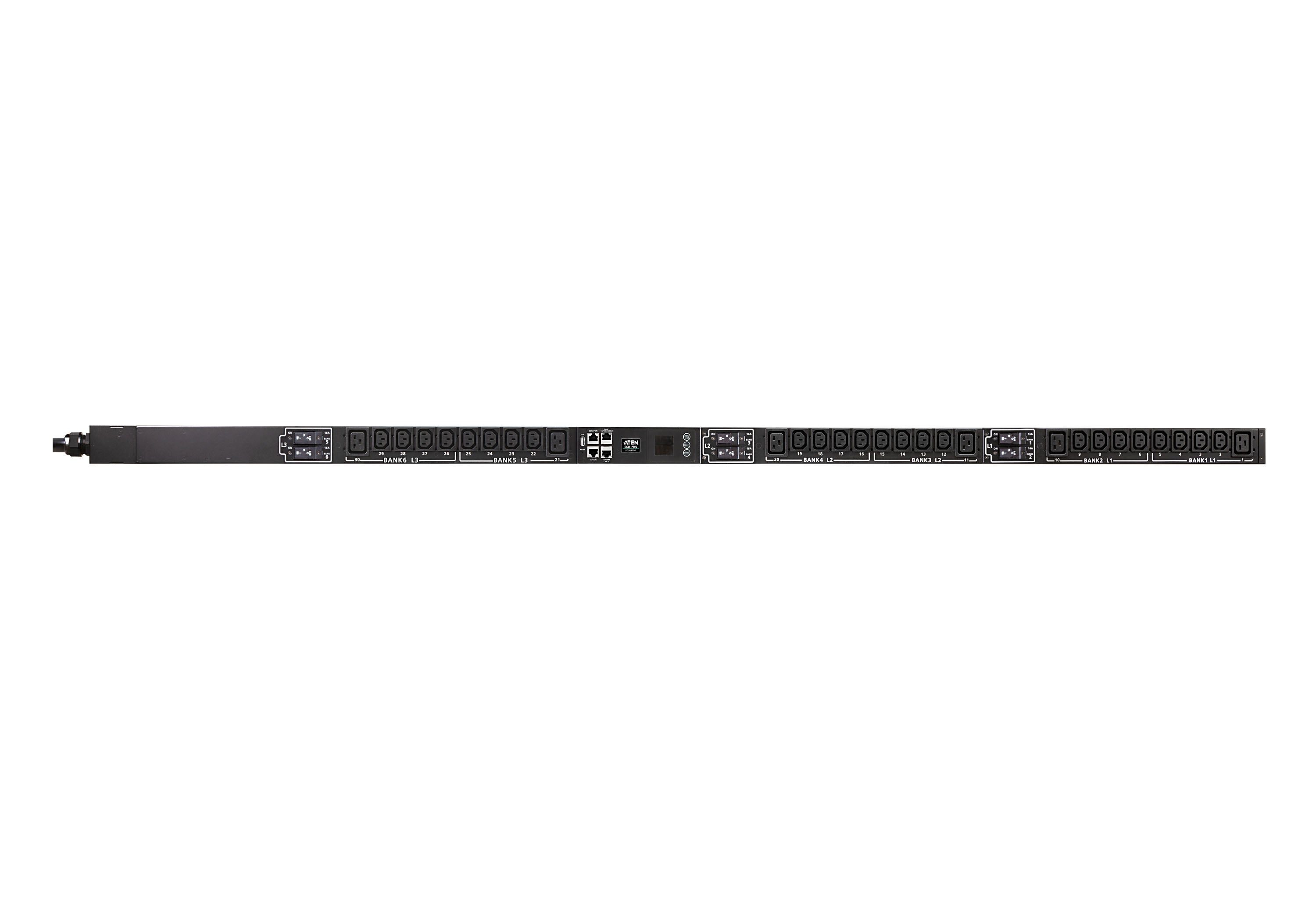 ATEN 30A/32A 30-Outlet 3-Phase Metered eco PDU