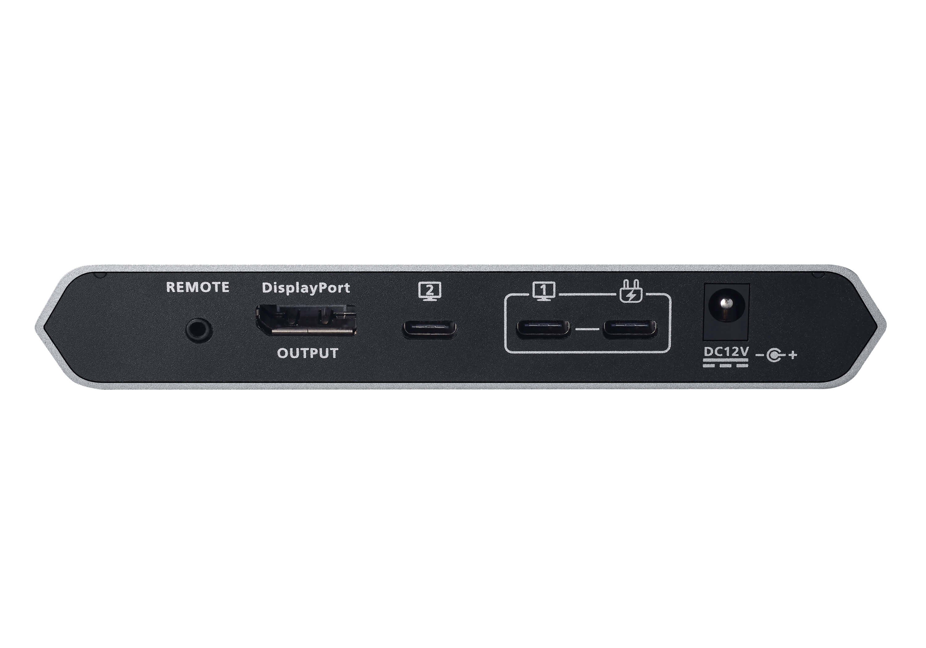 ATEN 2-Port 4K DisplayPort USB-C KVM Dock Switch with Power Pass-through