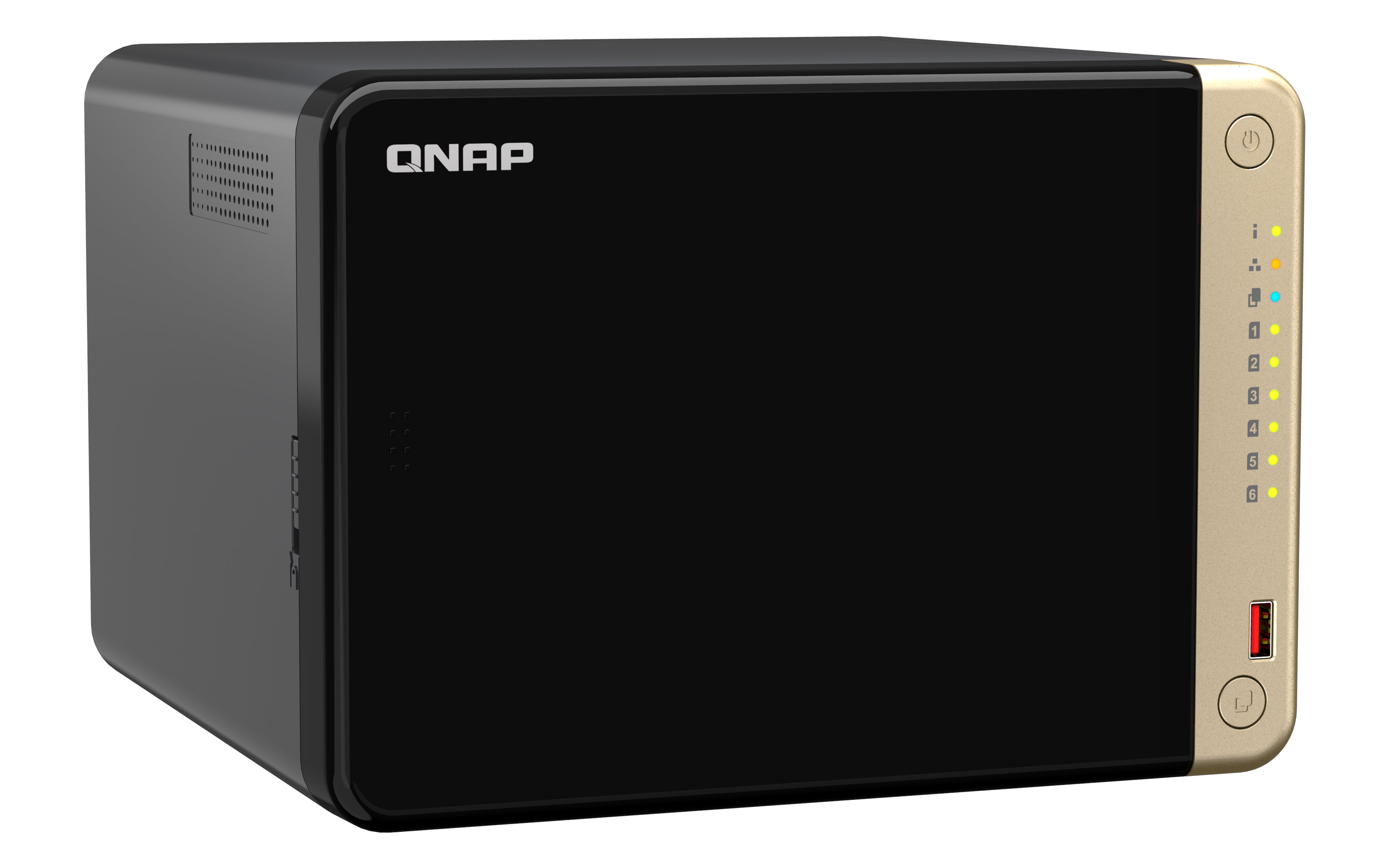 QNAP TS-664 NAS Tower Intel® Celeron® N5095 8 GB DDR4 QNAP QTS Black