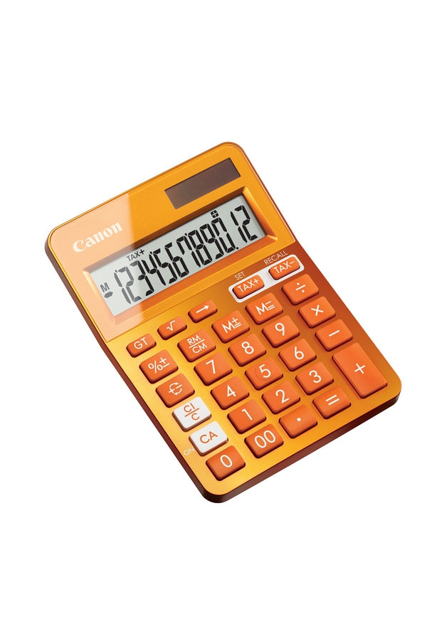 Canon LS-123k calculator Desktop Basic Orange