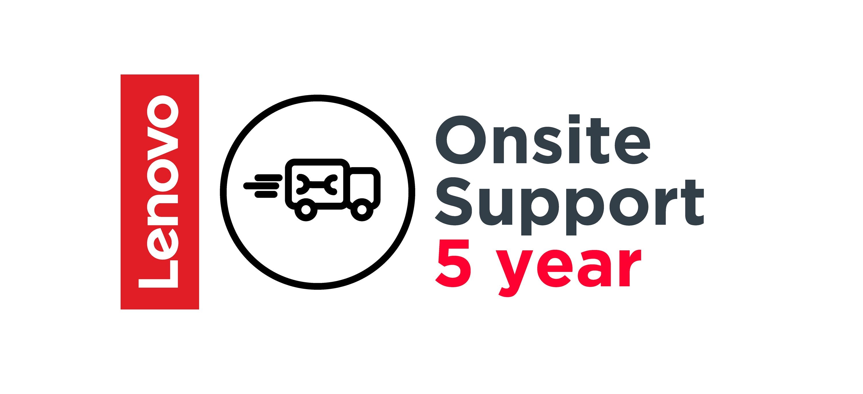 Lenovo 5 Year Onsite Support (Add-On) 1 license(s) 5 year(s)