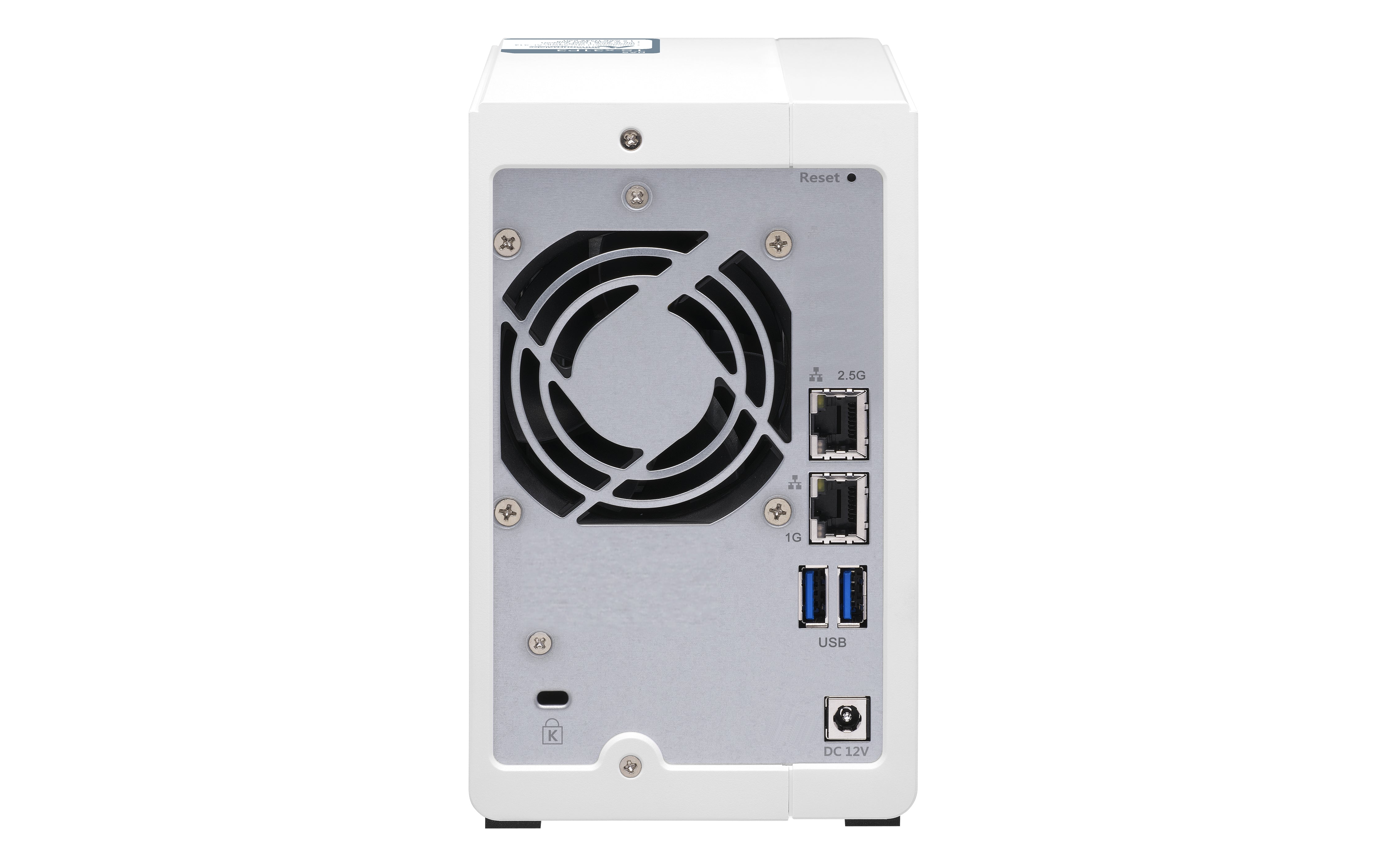 QNAP TS-233 NAS/storage server Mini Tower ARM Cortex-A55 2 GB QNAP QTS White