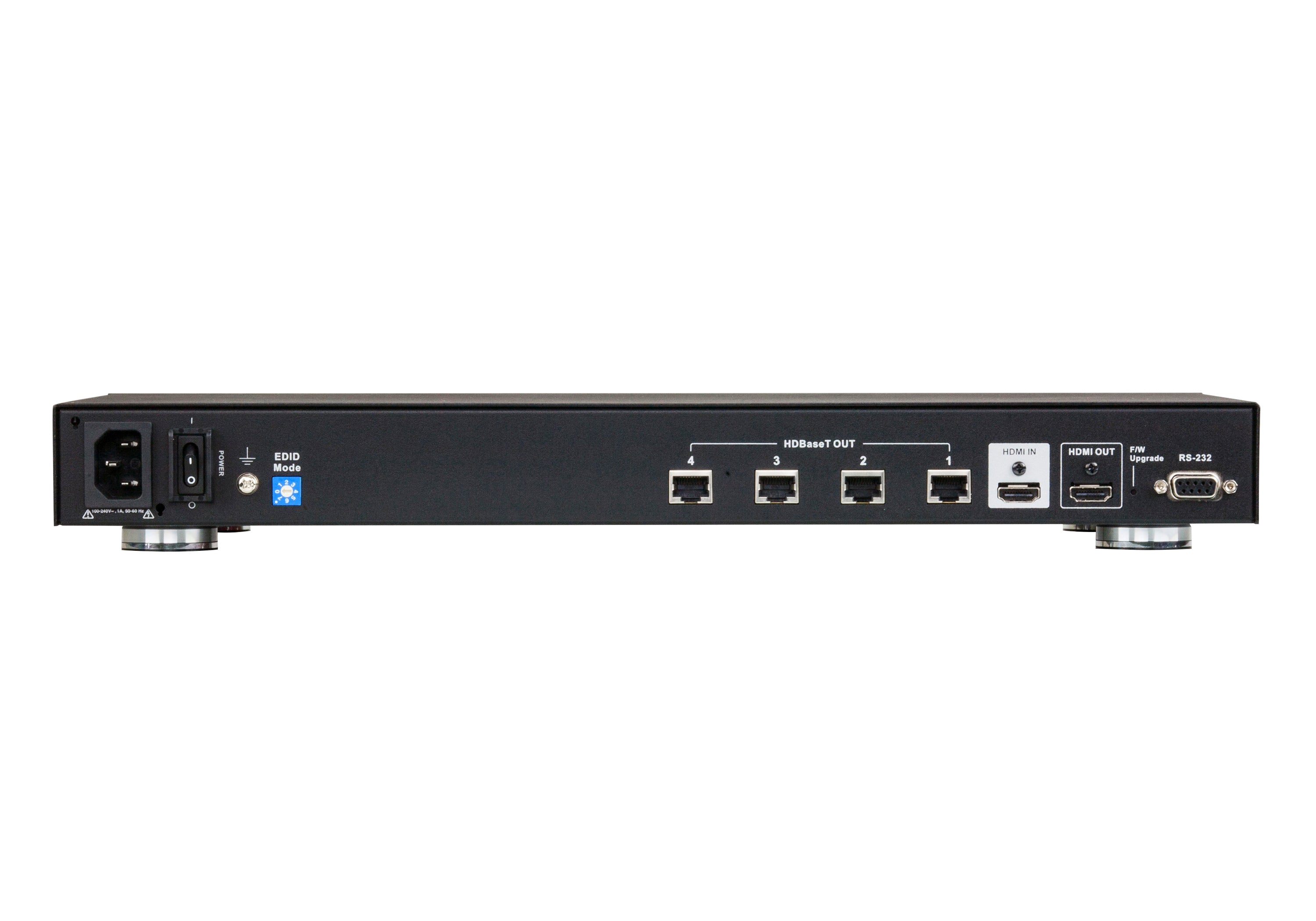 ATEN 4-Port HDMI CAT5e/6 Splitter over Single Cat Cable / 4K / RS232 / HDBaseT