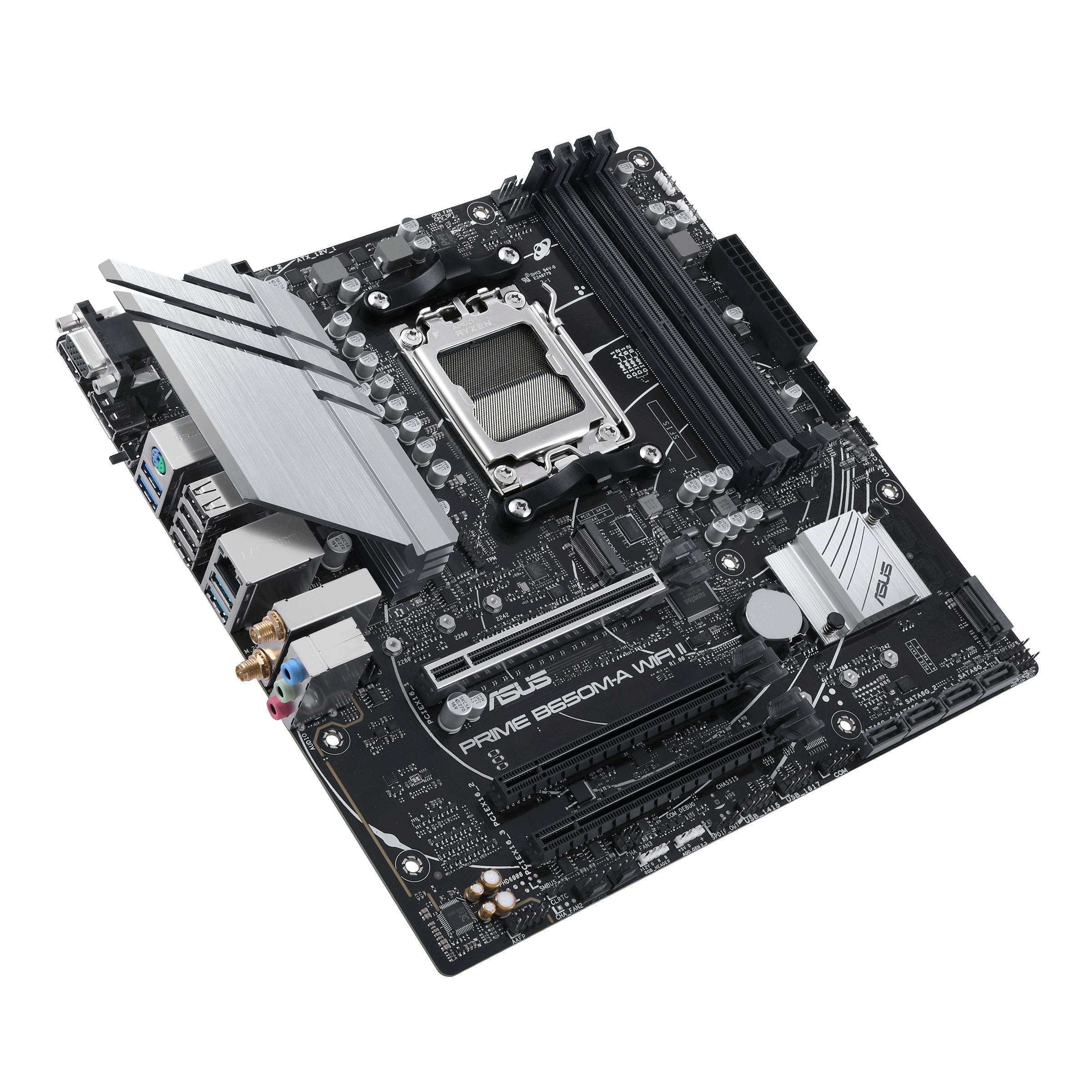 ASUS PRIME B650M-A WIFI II-CSM motherboard AMD B650 Socket AM5 micro ATX