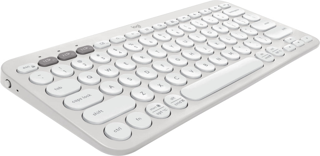 Logitech Pebble Keys 2 K380s keyboard Universal RF Wireless + Bluetooth QWERTY English White