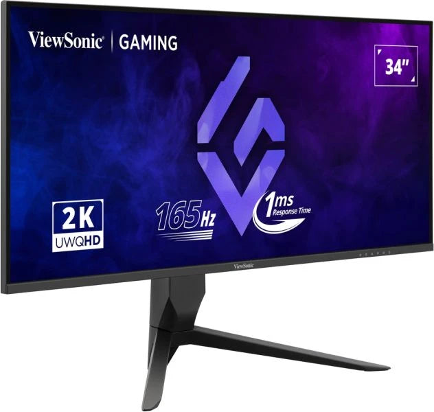 ViewSonic 34'  3440x1440, 165Hz, HDR10,  21:9, 1ms,  Office Gaming Ultra Wide Flat Monitor