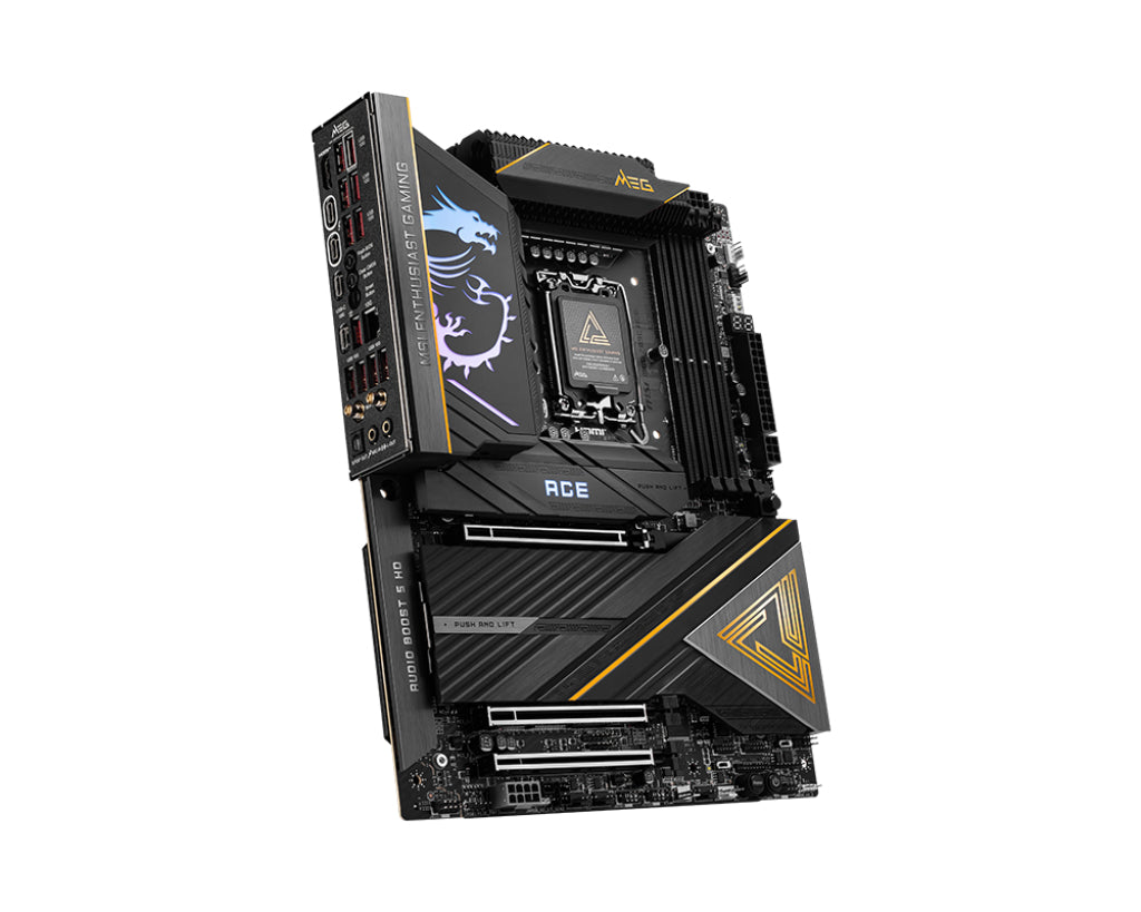 MSI MEG Z890 ACE motherboard Intel Z890 LGA 1851 (Socket V1) ATX