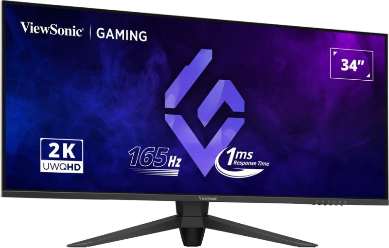 ViewSonic 34'  3440x1440, 165Hz, HDR10,  21:9, 1ms,  Office Gaming Ultra Wide Flat Monitor