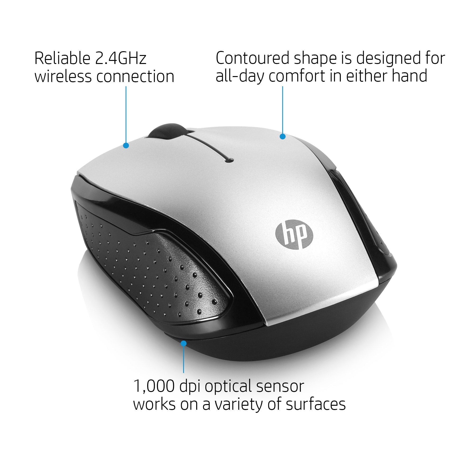 HP Wireless Mouse 200 (Pike Silver)