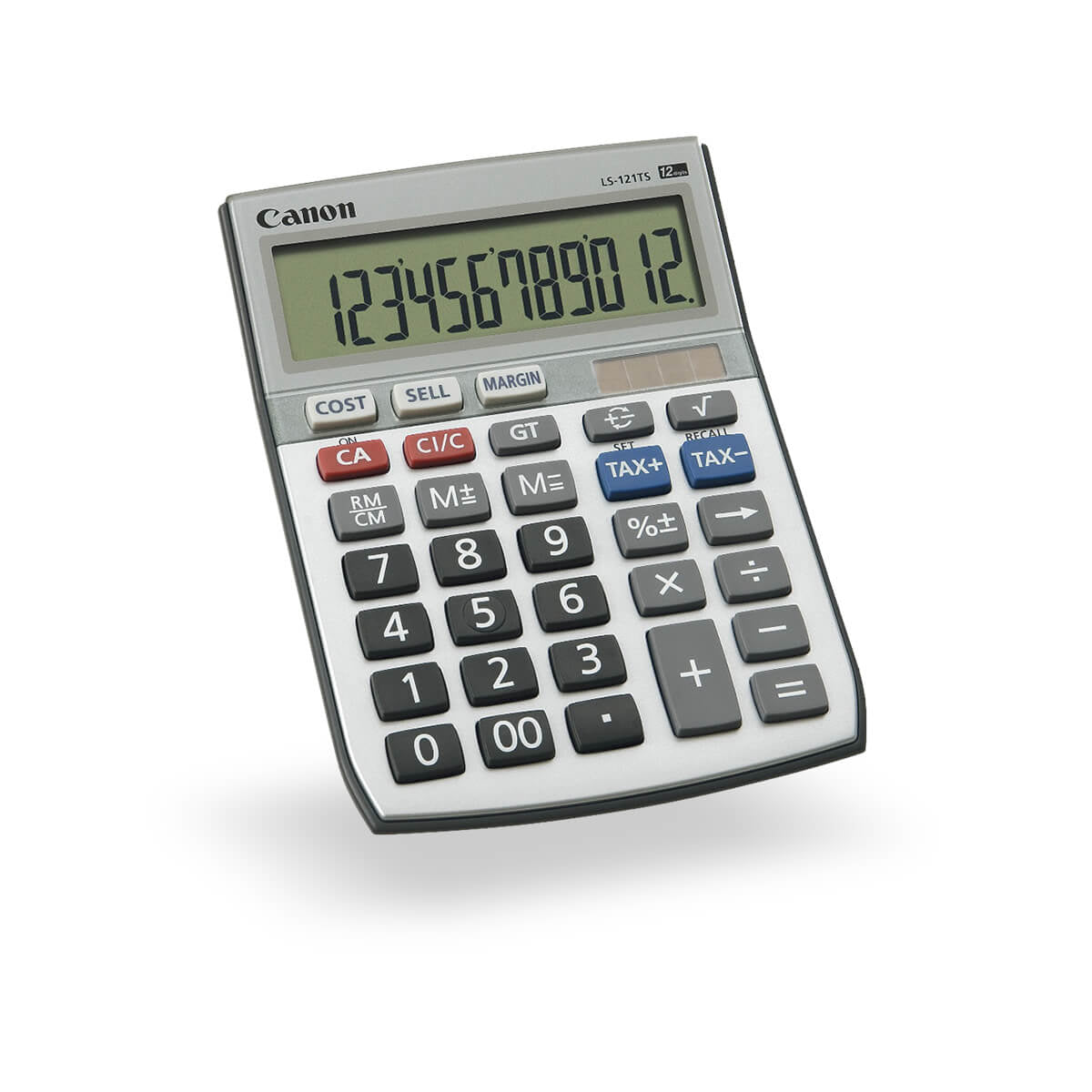 Canon LS-121TS calculator Desktop Display Metallic, Silver