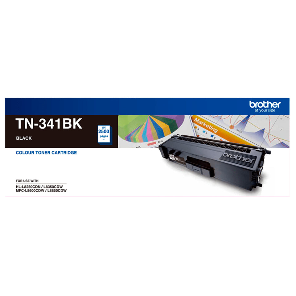 Brother TN-341BK toner cartridge 1 pc(s) Original Black