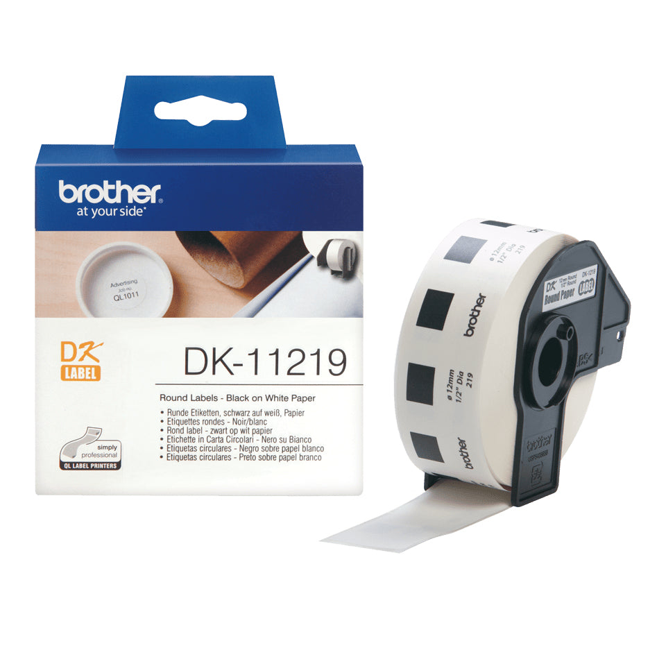 Brother DK-11219 printer label White