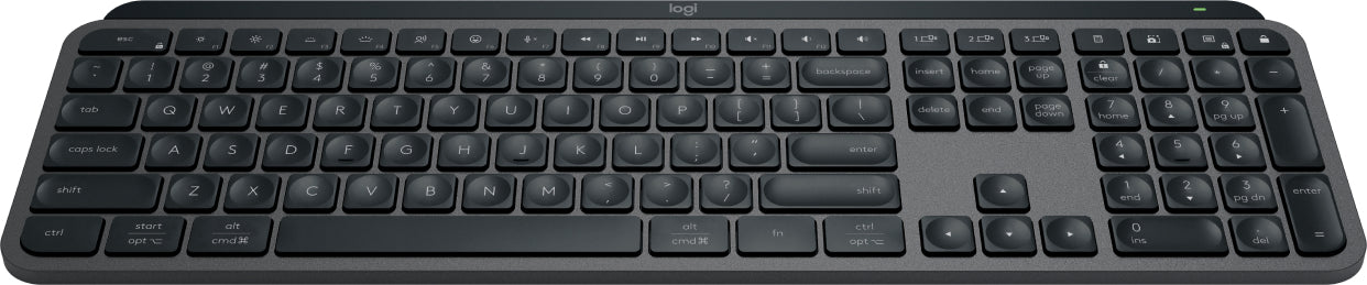 Logitech MX Keys S keyboard Universal RF Wireless + Bluetooth QWERTY Turkish Graphite