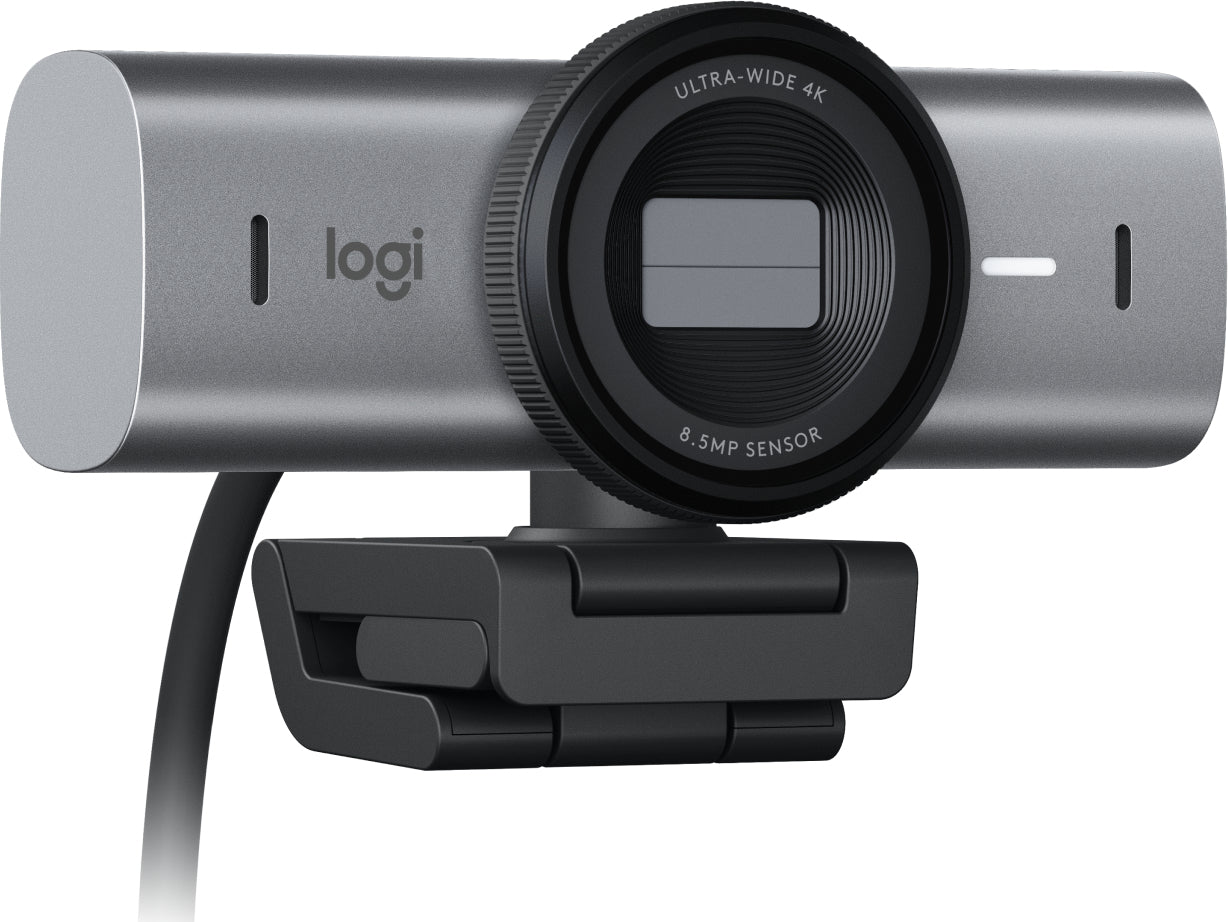 Logitech MX Brio webcam 8.5 MP 3840 x 2160 pixels USB 3.2 Gen 1 (3.1 Gen 1) Black, Graphite