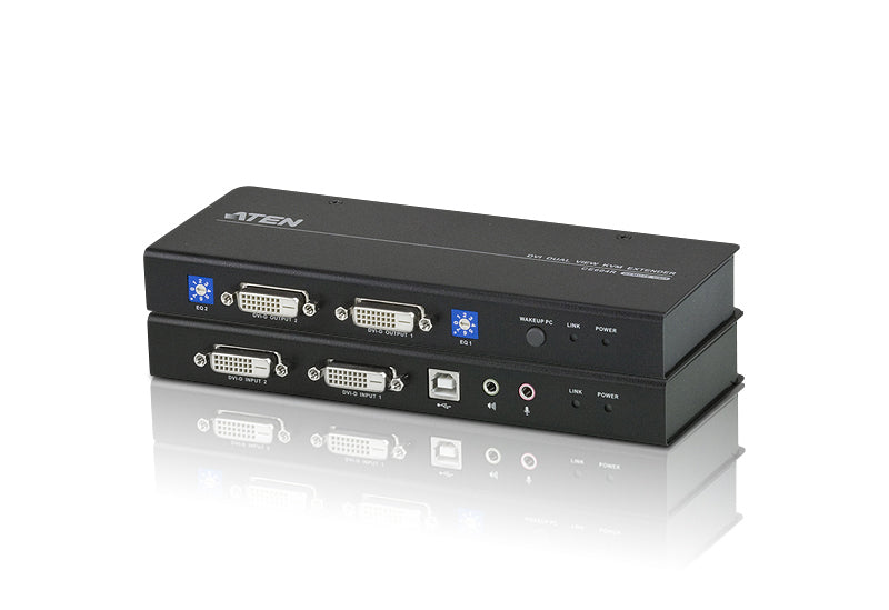 ATEN CE604-AT-U KVM switch Black