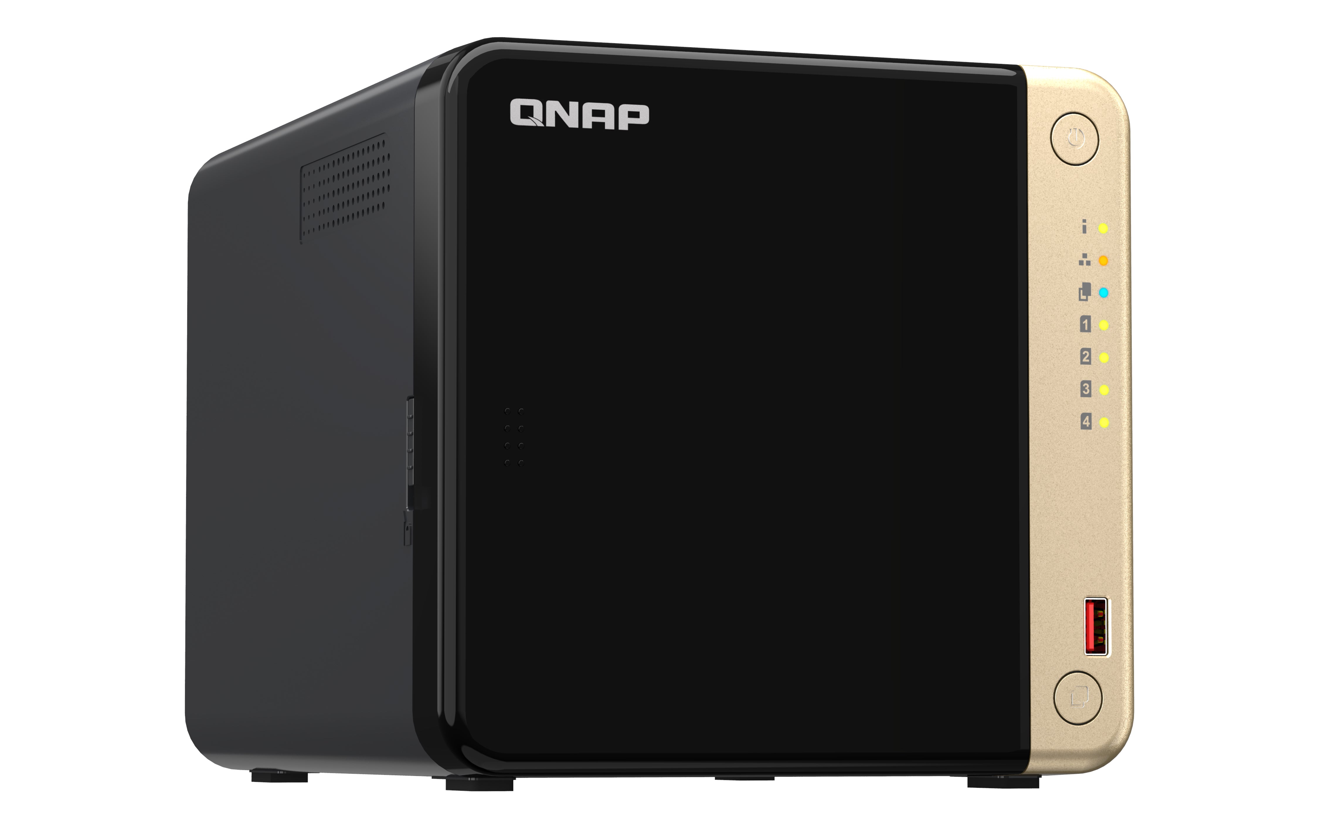 QNAP TS-464 NAS Tower Intel® Celeron® N5095 8 GB DDR4 QNAP QTS Black