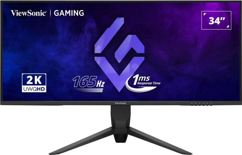 ViewSonic 34'  3440x1440, 165Hz, HDR10,  21:9, 1ms,  Office Gaming Ultra Wide Flat Monitor