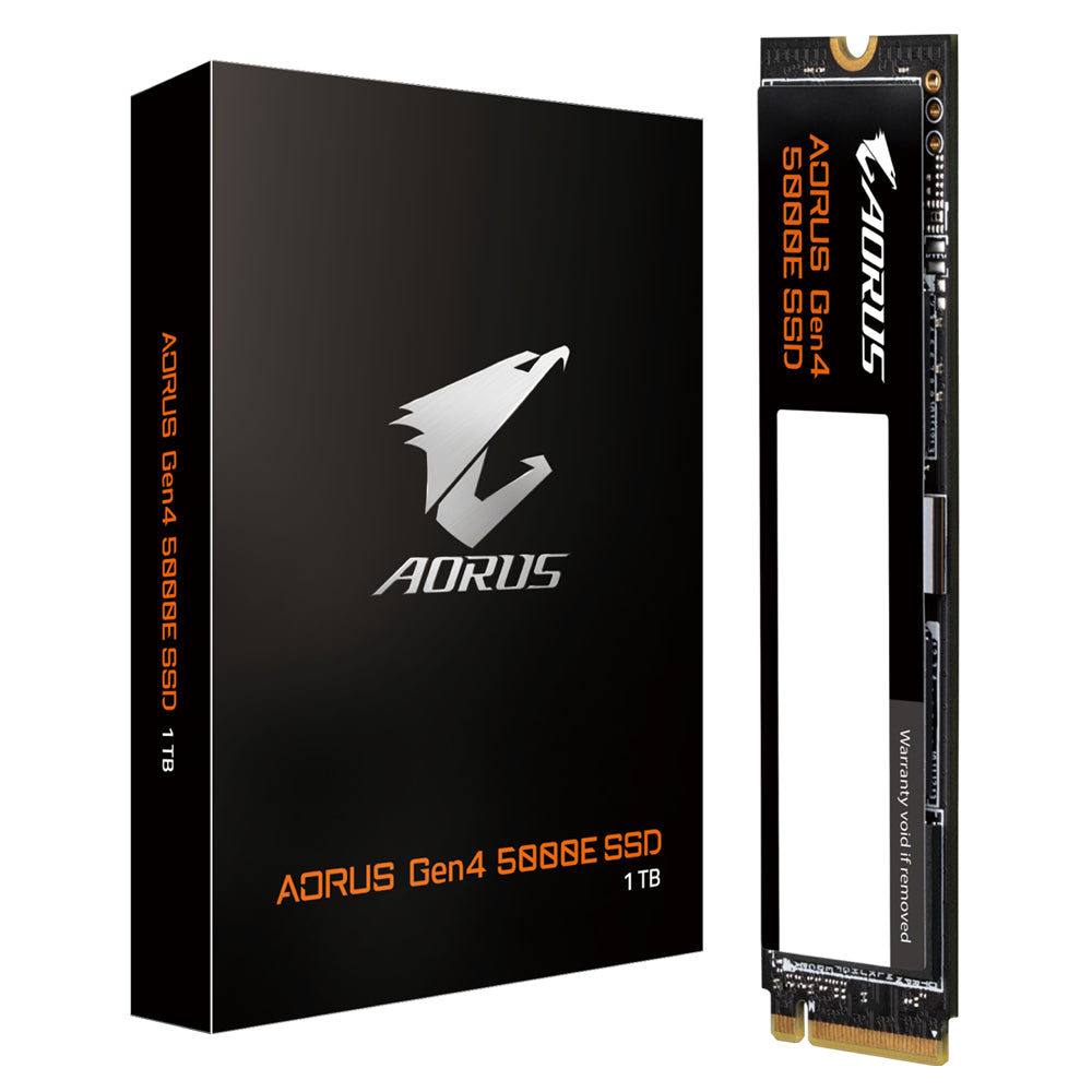 GIGABYTE AORUS Gen4 5000E 1.02 TB M.2 PCI Express 4.0 NVMe 3D TLC NAND