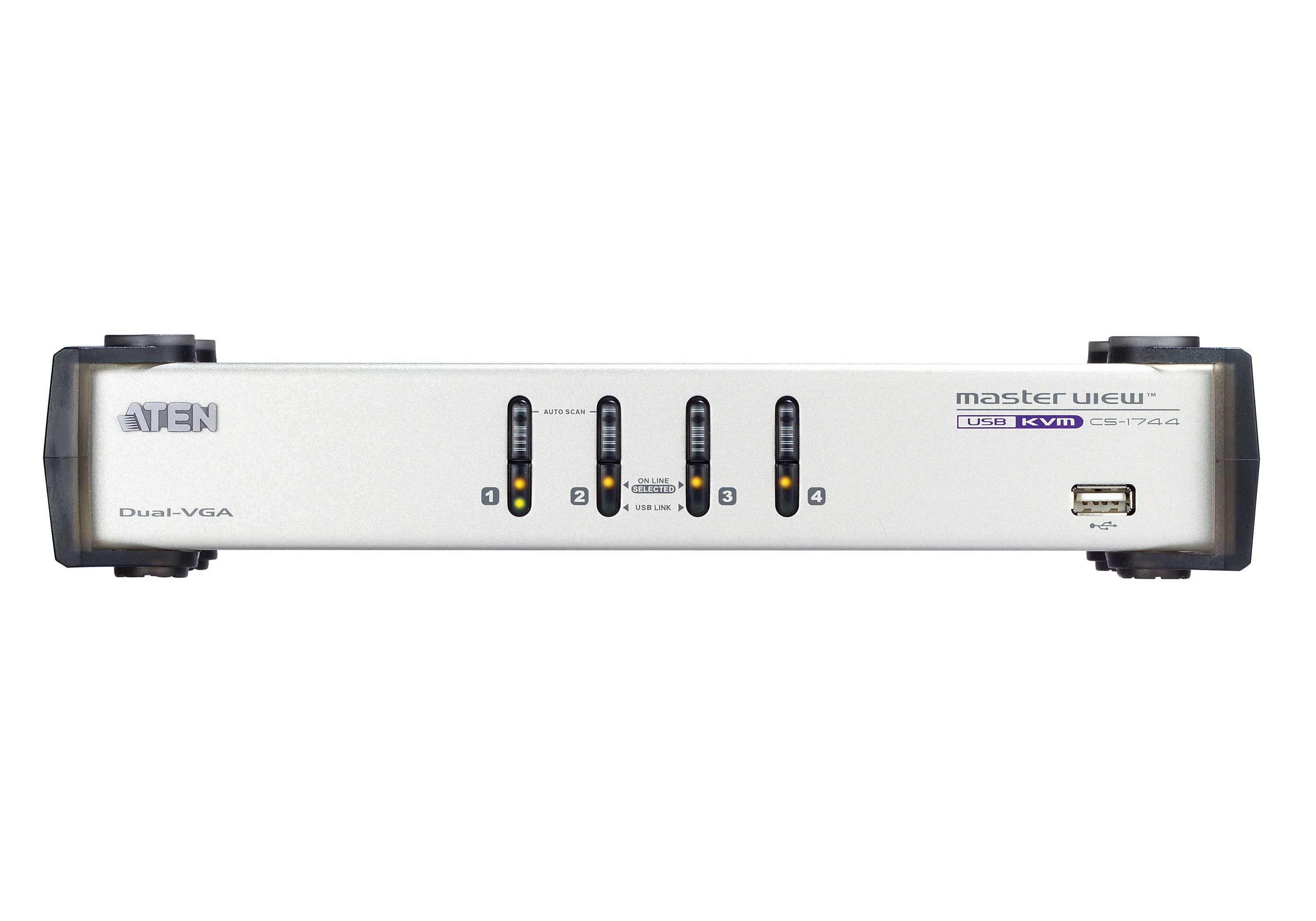 ATEN CS1744 KVM switch White