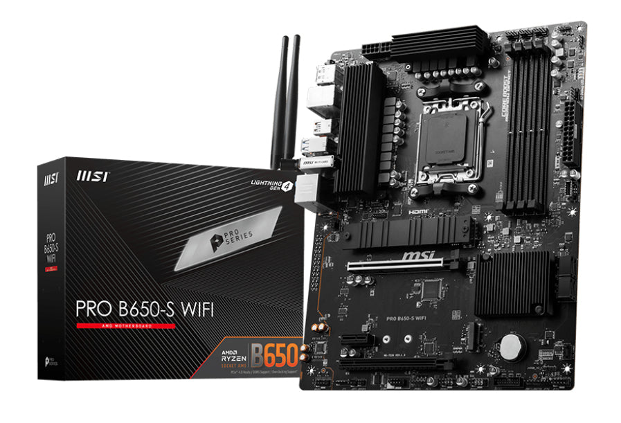 MSI PRO B650-S WIFI motherboard AMD B650 Socket AM5 ATX