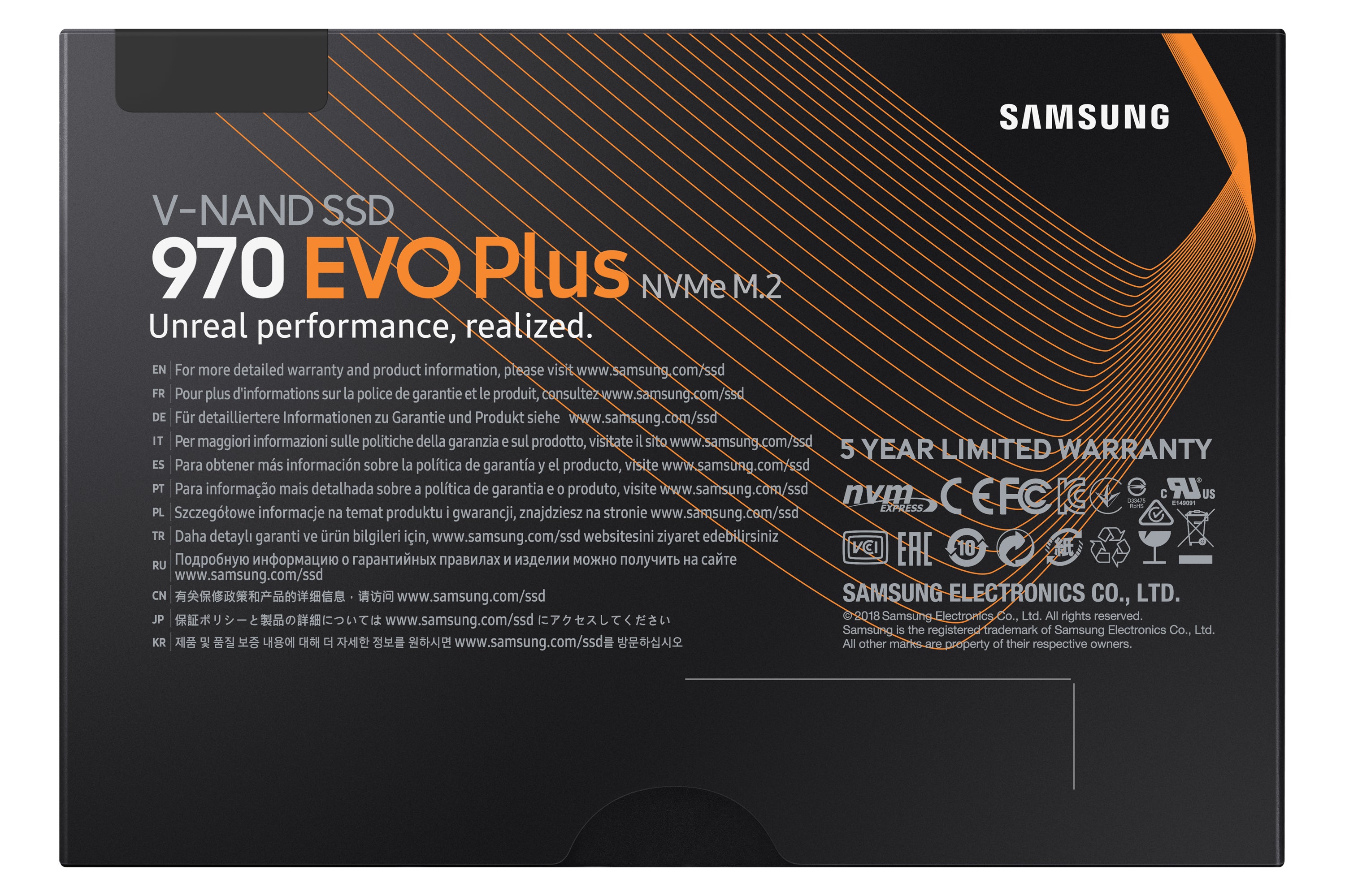 Samsung 970 EVO Plus 500 GB M.2 PCI Express 3.0 NVMe V-NAND MLC