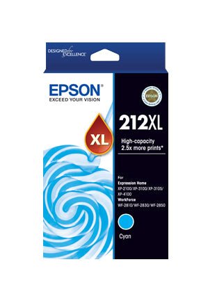 Epson 212XL ink cartridge 1 pc(s) Original High (XL) Yield Cyan