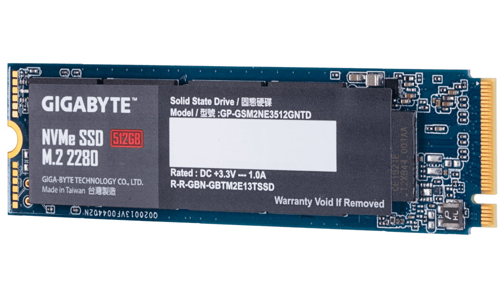 GIGABYTE GP-GSM2NE3512GNTD internal solid state drive 512 GB M.2 PCI Express 3.0 NVMe