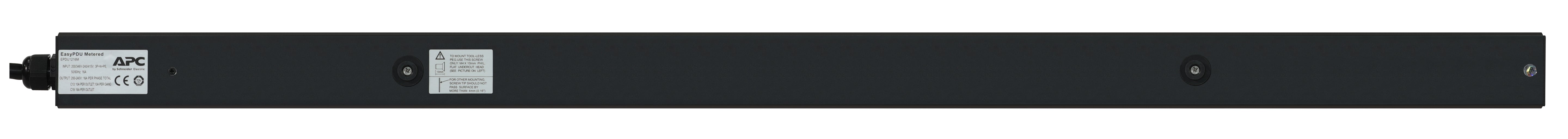 APC EPDU1216M power distribution unit (PDU) 42 AC outlet(s) 0U Black