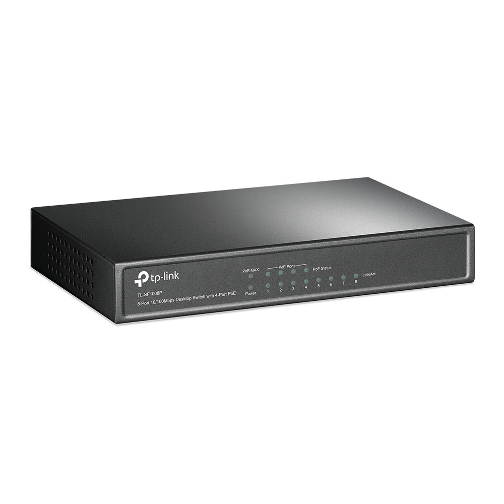 TP-Link TL-SF1008P network switch Unmanaged Fast Ethernet (10/100) Power over Ethernet (PoE) Olive