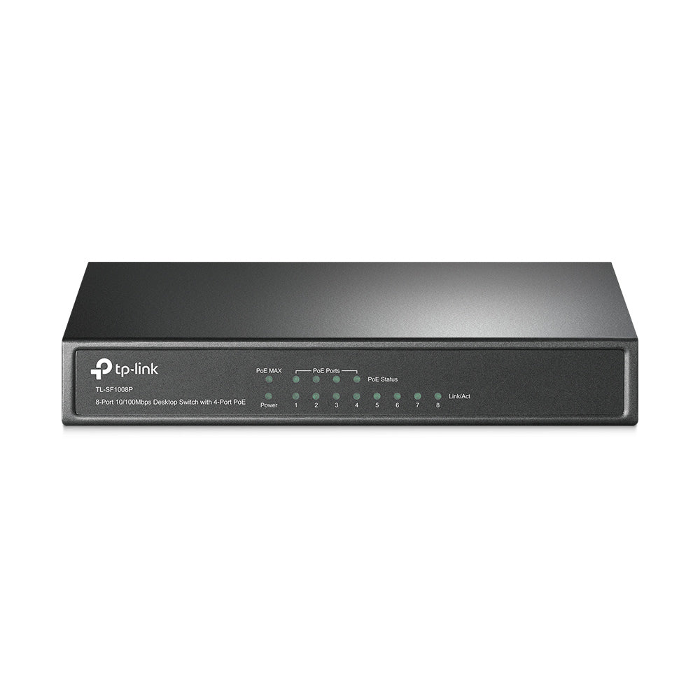 TP-Link TL-SF1008P network switch Unmanaged Fast Ethernet (10/100) Power over Ethernet (PoE) Olive