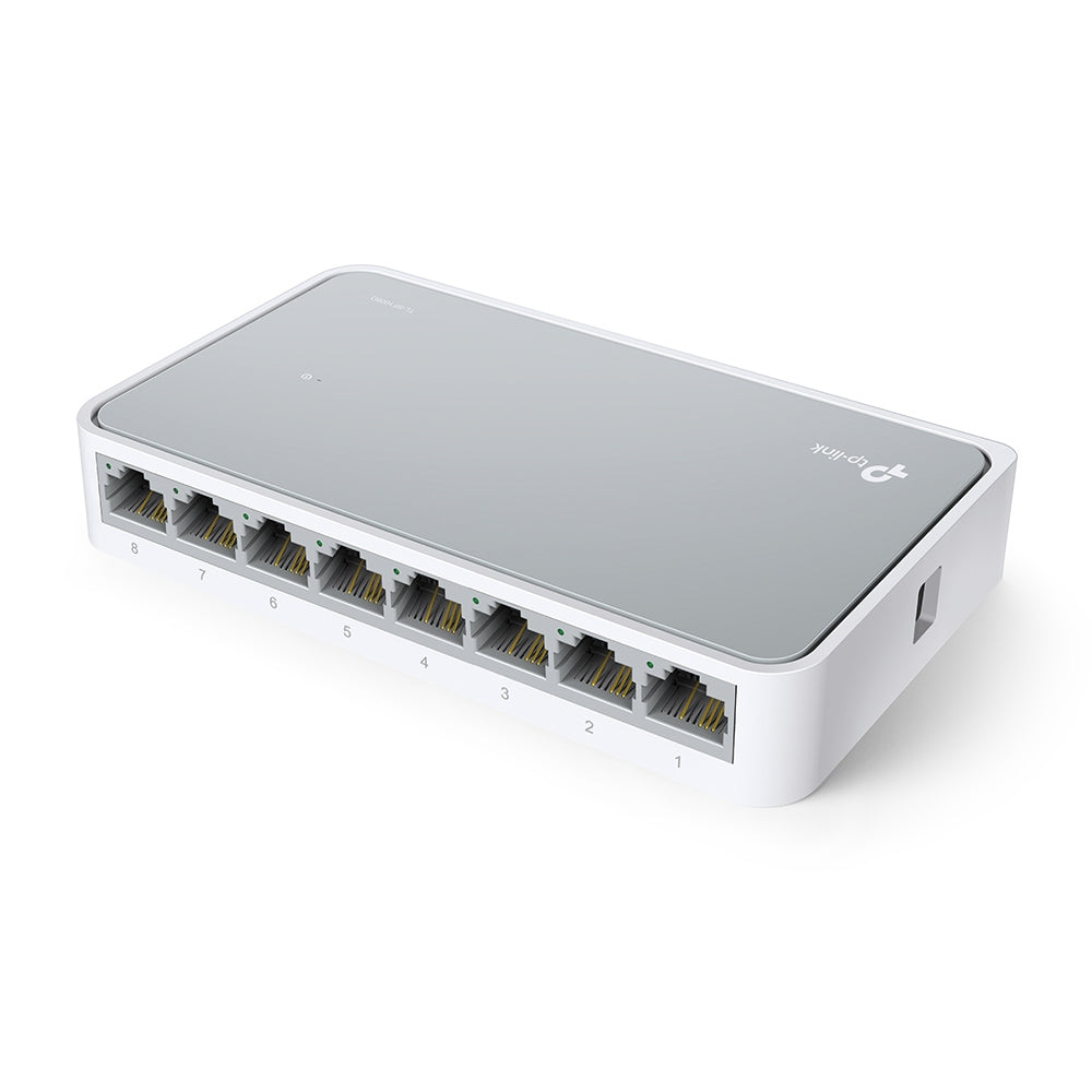 TP-Link TL-SF1008D network switch Unmanaged Fast Ethernet (10/100) White