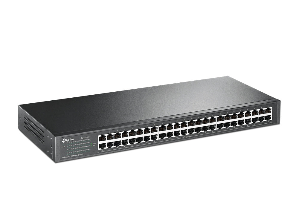 TP-Link TL-SF1048 network switch Unmanaged Fast Ethernet (10/100) 1U Black