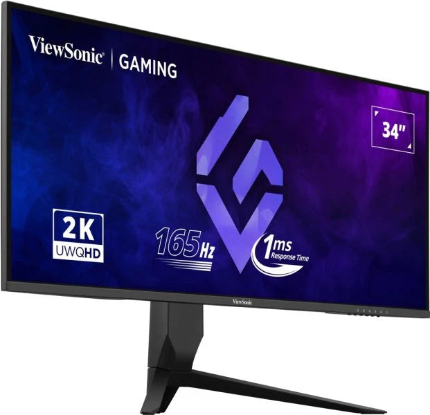 ViewSonic 34'  3440x1440, 165Hz, HDR10,  21:9, 1ms,  Office Gaming Ultra Wide Flat Monitor