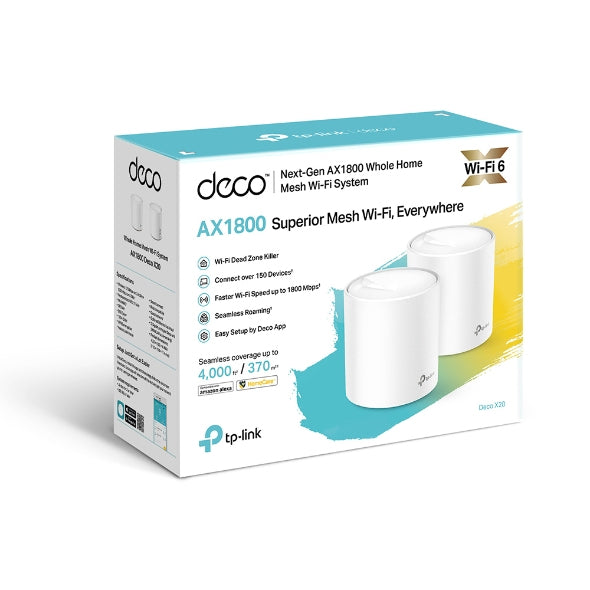 TP-Link AX1800 Whole Home Mesh Wi-Fi 6 System, 2-Pack